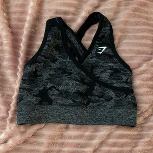 Gymshark Camo Seamless Sports Bra